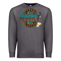 Charcoal Heather turquoise gemstone and taquila Premium Sweatshirt - RanaPortraitStore
