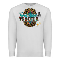 Dove Grey turquoise gemstone and taquila Premium Sweatshirt - RanaPortraitStore