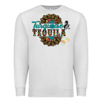 Oatmeal Heather turquoise gemstone and taquila Premium Sweatshirt - RanaPortraitStore