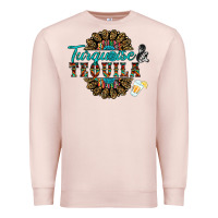 Pale Pink turquoise gemstone and taquila Premium Sweatshirt - RanaPortraitStore