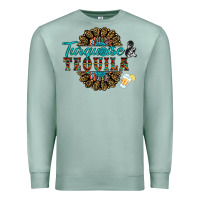 Seafoam turquoise gemstone and taquila Premium Sweatshirt - RanaPortraitStore