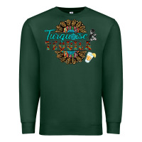 Sports Green turquoise gemstone and taquila Premium Sweatshirt - RanaPortraitStore