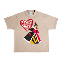French Oak alice in wonderland queen of hearts off with their heads tank top Urban Heavy Tee - linhVisuals