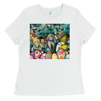White easter Ladies Tee - CowhideDigitalArt
