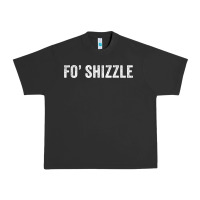 Pigment Black fo shizzle funny sarcastic novelty gangster hip hop rap t shirt Urban Heavy Tee - linhVisuals