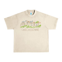 Sandshell carcassonne france unique hand drawn art gift men women t shirt Urban Heavy Tee - linhVisuals