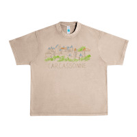 French Oak carcassonne france unique hand drawn art gift men women t shirt Urban Heavy Tee - linhVisuals