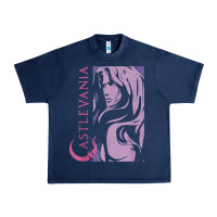 Navy castlevania alucard dark portrait t shirt Urban Heavy Tee - linhVisuals