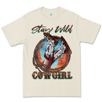 Bone Stay Wild Cowgirl Premium Tee - FaDigitalArtStudio