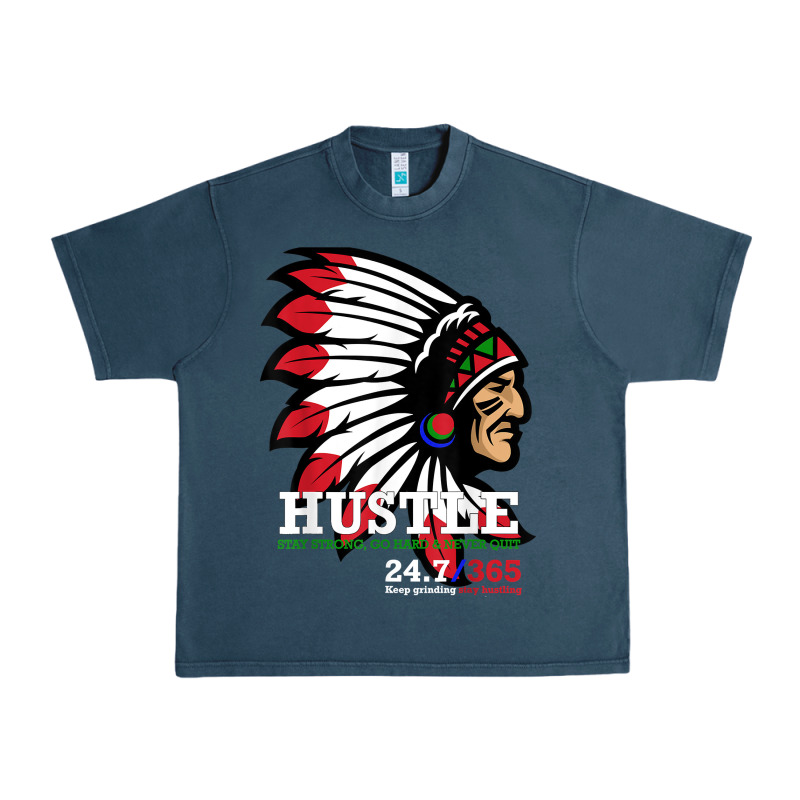 Hustle 247 Gang Clothing Native American Men Gift T Shirt T Shirt Urban Heavy Tee by linhVisuals | Teevron