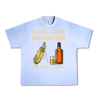 Grape Ice i like golf and bourbon and maybe 3 people t shirt Urban Heavy Tee - linhVisuals