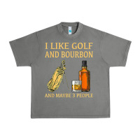Tornado i like golf and bourbon and maybe 3 people t shirt Urban Heavy Tee - linhVisuals