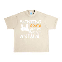 Sandshell fainting goats are my spirit animal t shirt Urban Heavy Tee - linhVisuals