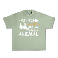 Oil Green fainting goats are my spirit animal t shirt Urban Heavy Tee - linhVisuals