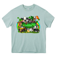 Arona St. Patrick's Day farm animal truck Heavy Core Tee - FaDigitalArtStudio