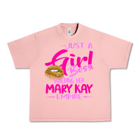 Salmon just a girl boss building her mary kay empire gift for women t shirt Urban Heavy Tee - linhVisuals