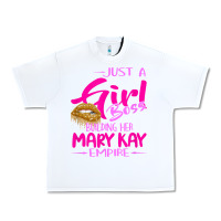 White just a girl boss building her mary kay empire gift for women t shirt Urban Heavy Tee - linhVisuals