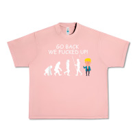 Salmon go back we fucked up funny anti trump 2020 election apparel t shirt Urban Heavy Tee - linhVisuals