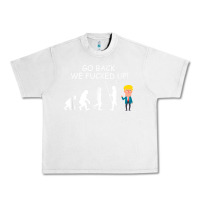 Lunar Rock go back we fucked up funny anti trump 2020 election apparel t shirt Urban Heavy Tee - linhVisuals