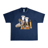 Navy Wallace Gourmeat Urban Heavy Tee - linhVisuals