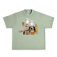 Oil Green Wallace Gourmeat Urban Heavy Tee - linhVisuals