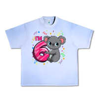 Grape Ice kids 6th birthday shirt for girls koala bear 6 years old t shirt Urban Heavy Tee - linhVisuals
