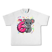 Lunar Rock kids 6th birthday shirt for girls koala bear 6 years old t shirt Urban Heavy Tee - linhVisuals