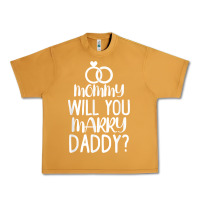 Peanut Butter kids mommy will you marry my daddy funny marriage proposal t shirt Urban Heavy Tee - linhVisuals