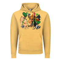 Vintage Mustard st patricks day coop animals Vintage Hoodie - Artiststas