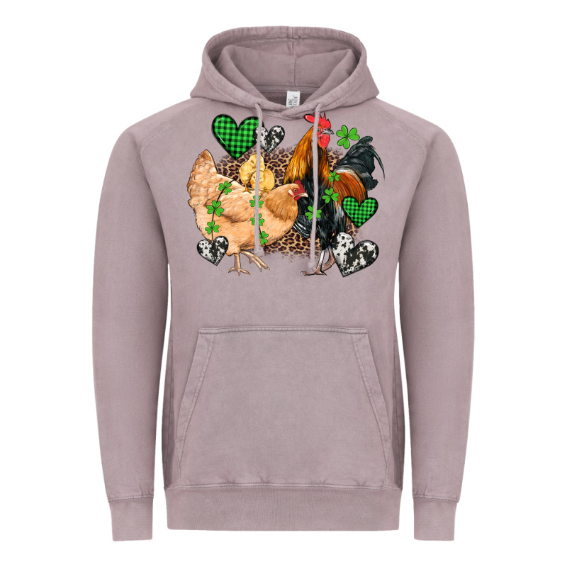 St Patricks Day Coop Animals Vintage Hoodie by Artiststas | Teevron