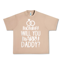Burro kids mommy will you marry my daddy funny marriage proposal t shirt Urban Heavy Tee - linhVisuals
