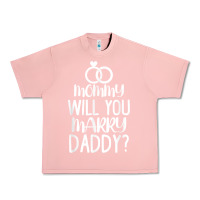 Salmon kids mommy will you marry my daddy funny marriage proposal t shirt Urban Heavy Tee - linhVisuals