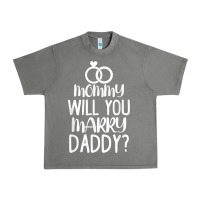 Tornado kids mommy will you marry my daddy funny marriage proposal t shirt Urban Heavy Tee - linhVisuals
