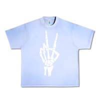Grape Ice skeleton peace Urban Heavy Tee - linhVisuals