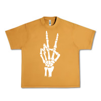 Peanut Butter skeleton peace Urban Heavy Tee - linhVisuals