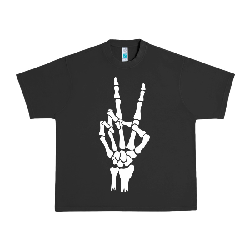 Skeleton Peace Urban Heavy Tee by linhVisuals | Teevron