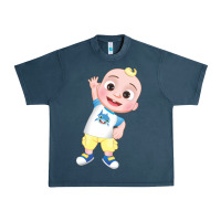 Midnight Navy jj cocomelon babyshark Urban Heavy Tee - linhVisuals