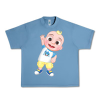 Pebble Blue jj cocomelon babyshark Urban Heavy Tee - linhVisuals