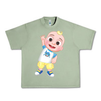 Oil Green jj cocomelon babyshark Urban Heavy Tee - linhVisuals