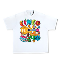 White cinco de mayo mexican fiesta 5 de mayo t shirt Urban Heavy Tee - linhVisuals