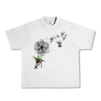Lunar Rock bird hummingbird dandelion flowers shirt for women men t shirt Urban Heavy Tee - linhVisuals