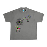 Tornado bird hummingbird dandelion flowers shirt for women men t shirt Urban Heavy Tee - linhVisuals