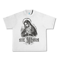 Lunar Rock ave maria schubert latin mass blessed mother hail mary lady t shirt Urban Heavy Tee - linhVisuals