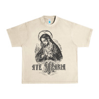 Sandshell ave maria schubert latin mass blessed mother hail mary lady t shirt Urban Heavy Tee - linhVisuals