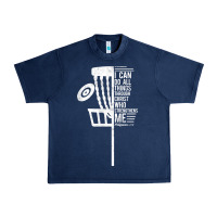 Navy christian disc golf i can do all things philippians 4 13 t shirt Urban Heavy Tee - linhVisuals