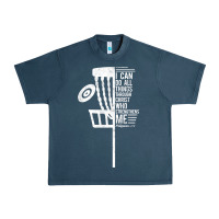 Midnight Navy christian disc golf i can do all things philippians 4 13 t shirt Urban Heavy Tee - linhVisuals