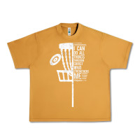 Peanut Butter christian disc golf i can do all things philippians 4 13 t shirt Urban Heavy Tee - linhVisuals