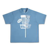 Pebble Blue christian disc golf i can do all things philippians 4 13 t shirt Urban Heavy Tee - linhVisuals
