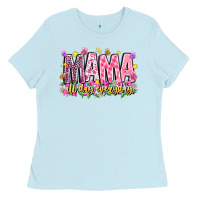 Baby Blue mama all day everyday Ladies Tee - CowhideDigitalArt