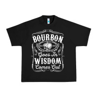 Black bourbon goes in wisdom comes out funny whiskey lover gift premium t sh Urban Heavy Tee - linhVisuals